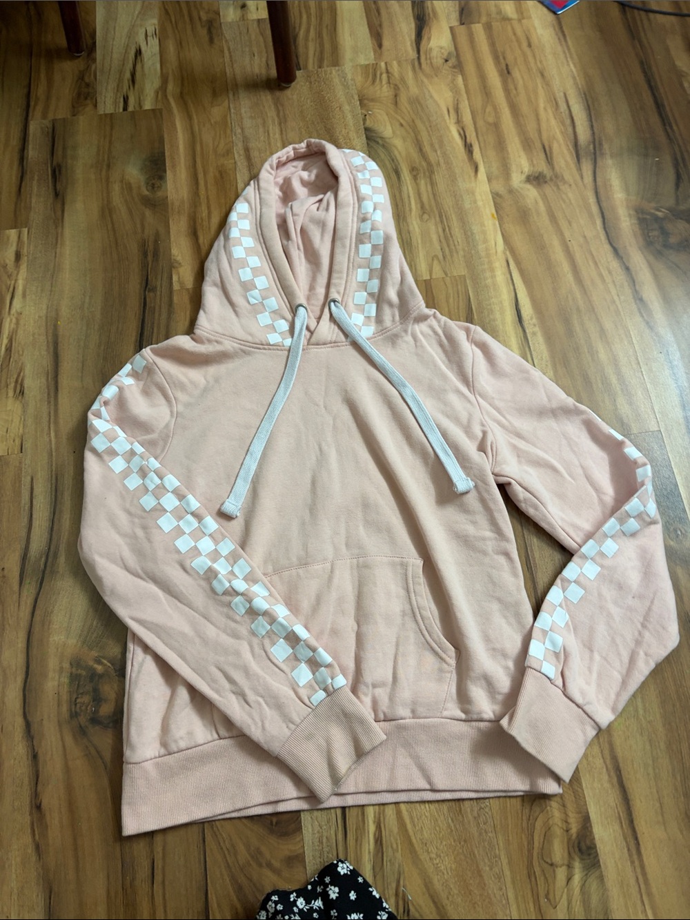 Bubble gum pink/light pink hoodie
